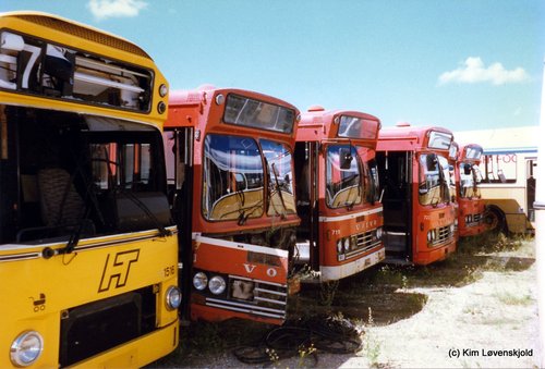 1982' Leyland DAB series 6 & Volvo B10MA VBK